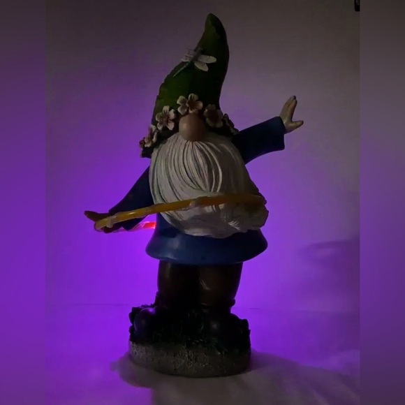 Light Up Hoola Hoop Garden Gnome 🏡🌻🌺🧚‍♀️ - Picture 3 of 9
